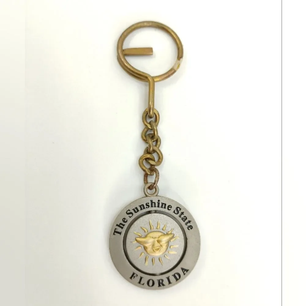 Florida Sunshine State Keychain Spinner